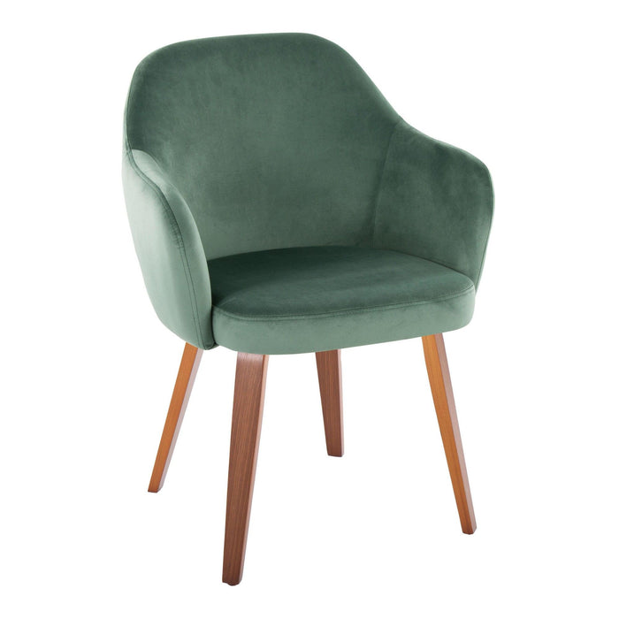 Buena - Dining Chair (Set of 2) - Walnut Wood Legs