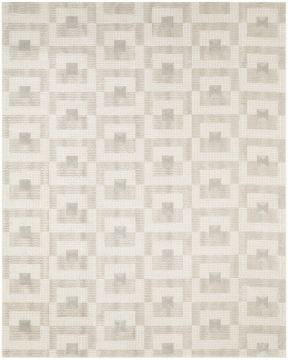 8' X 10' Geometric Area Rug (572950) - Beige
