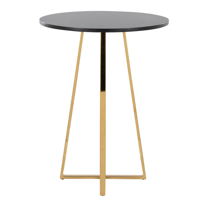 Cosmo - Counter Table - Gold Metal