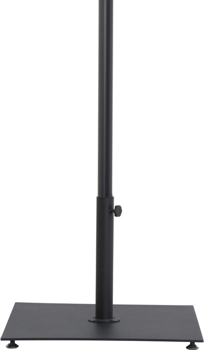 Amalfi - Aluminum Patio Umbrella - Black Base / Black Pole