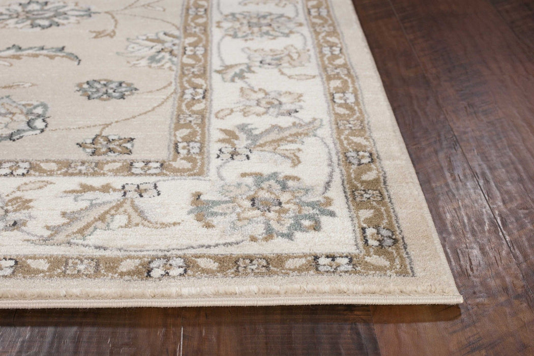 9' x 12' Polypropylene Area Rug - Beige Or Ivory