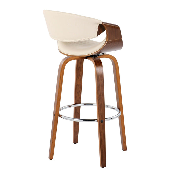 Symphony - 30" Fixed-Height Barstool (Set of 2) - Beige