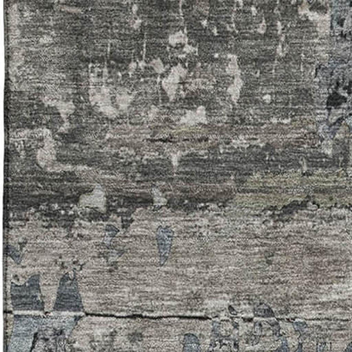 10' X 14' Abstract Washable Area Rug With UV Protection (648850) - Gray / Taupe