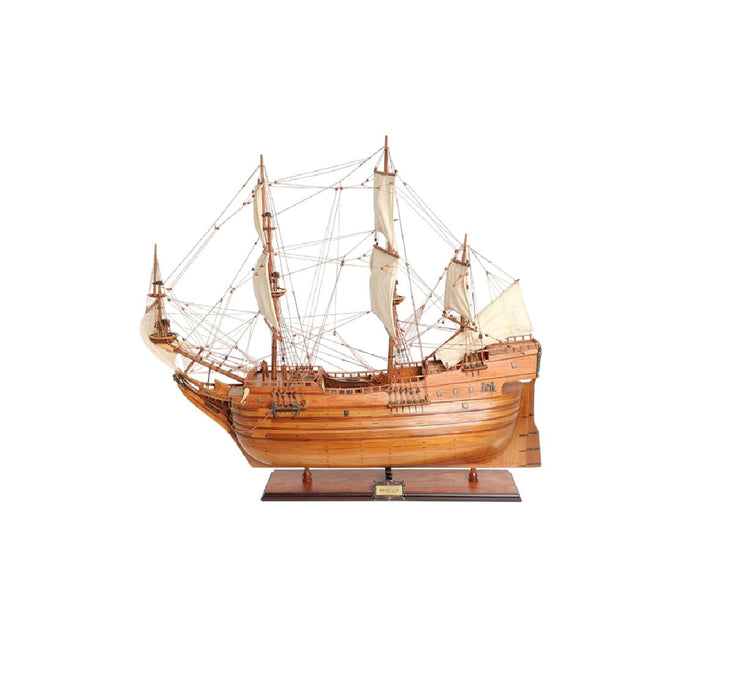 Hand Painted Boat (401978) - Brown
