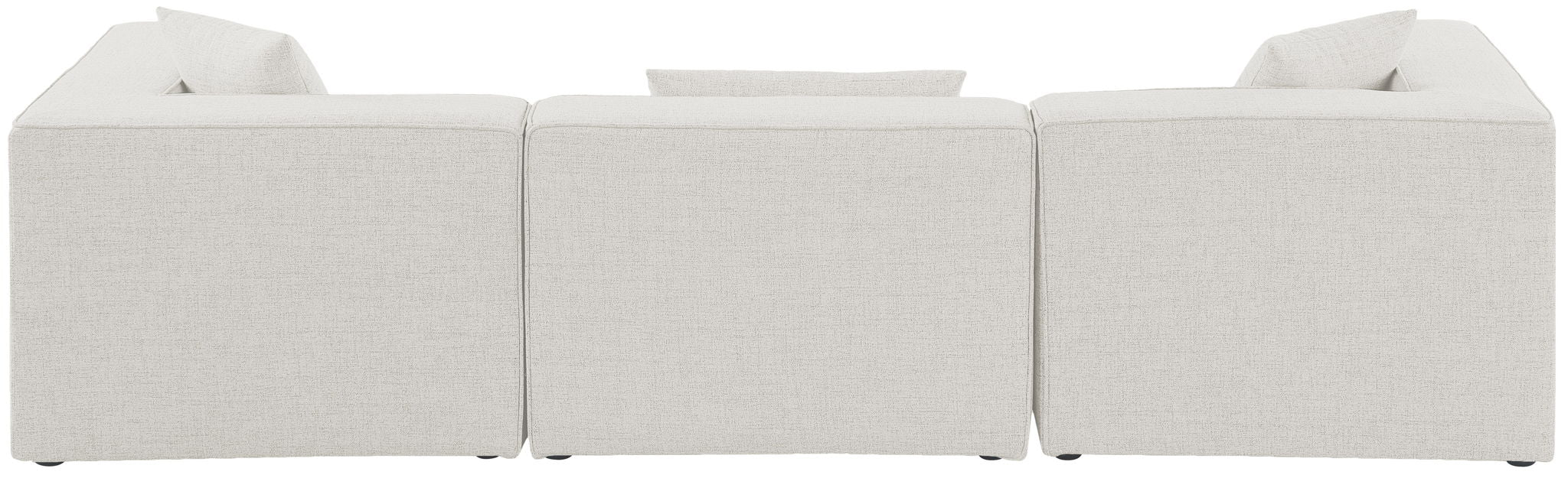 Cube - Linen Modular 3 Seat Sofa