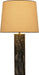 Linen textured fabric table lamp by Meridian Furniture with a stylish, modern design suitable for living room or bedside lighting.