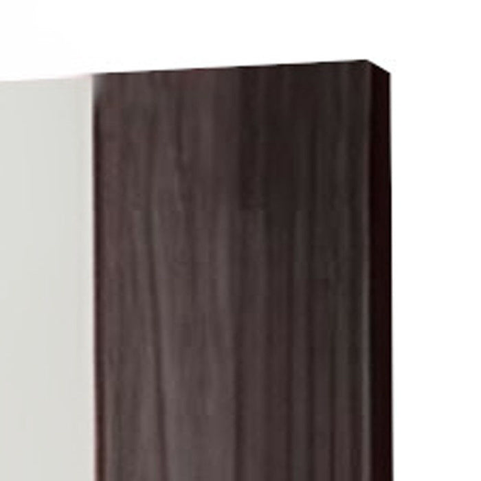 41" Framed Mounted Accent Mirror - Gray