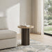 Burnished brown Darimore chair side end table from Signature Design by Ashley, featuring a sleek wooden surface and modern design.