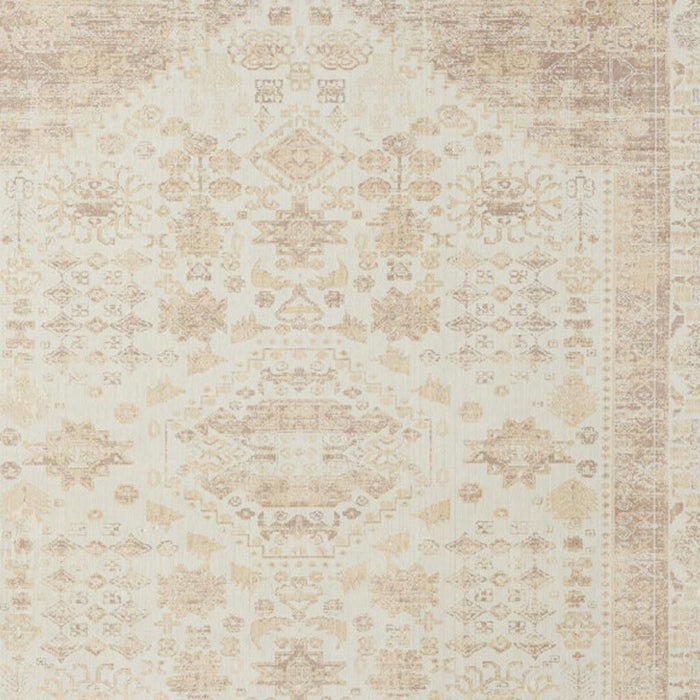 8' X 10' Abstract Washable Non Skid Area Rug (534022) - Beige / Ivory
