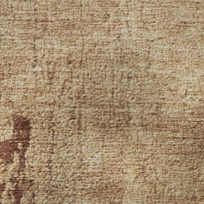 10' X 14' Abstract Washable Area Rug With UV Protection (707641) - Rust / Copper