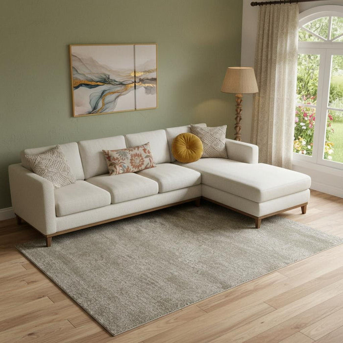 10' X 13' Abstract Area Rug (722158) - Blue / Ivory