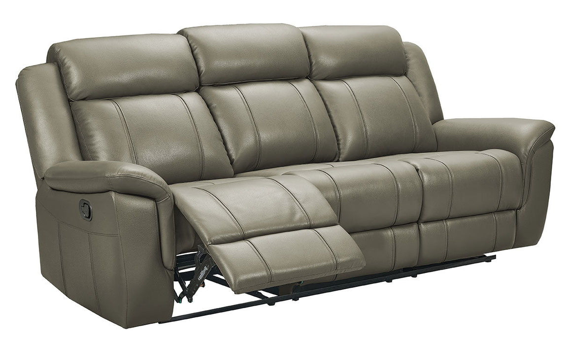 9015 - Sofa With Manual Recliner - Taupe