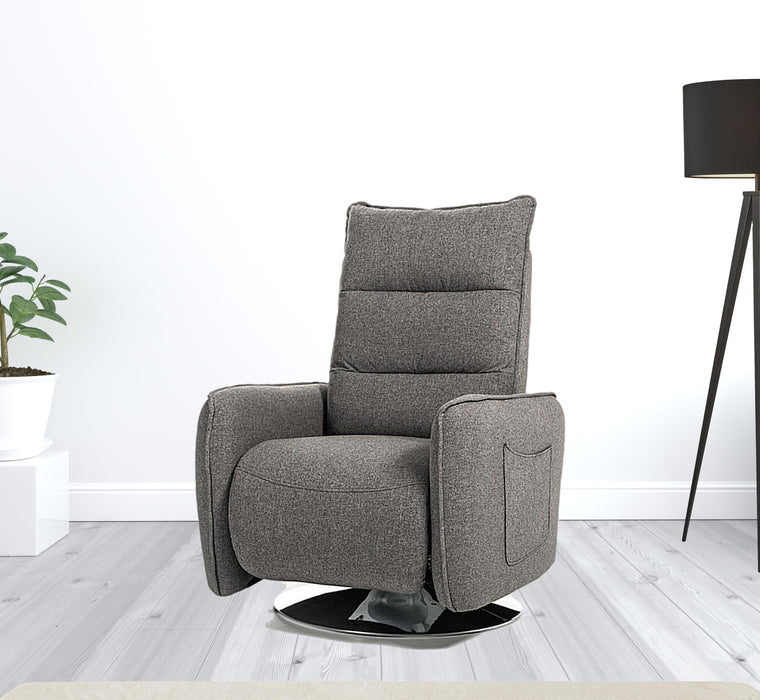 Fabric Modern Recliner Chair - Gray