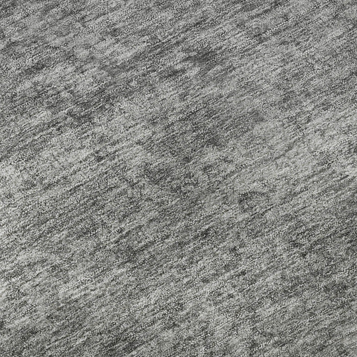 10' X 14' Oriental Washable Area Rug With UV Protection (695852) - Gray / Silver