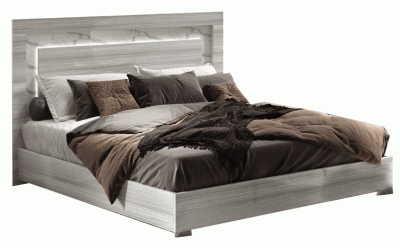Carrara Bed Grey w/Light
