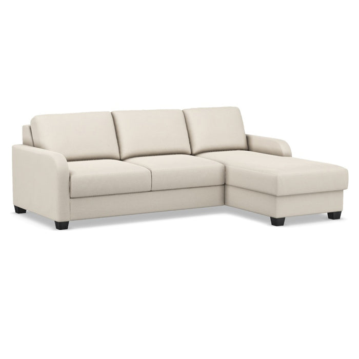 Slofa The Dove Sectional Sleeper Sofa by Omnia Leather (with Storage Chaise on the RIGHT)