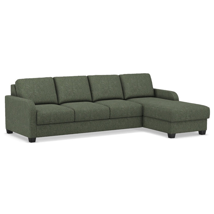Slofa The Dove Sectional Sleeper Sofa by Omnia Leather (with Storage Chaise on the RIGHT)