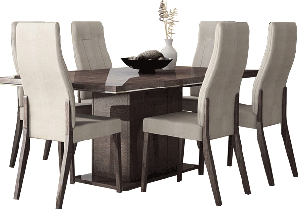 ESF Status Italy Dining Table with 1 Extension 17.4" i27828