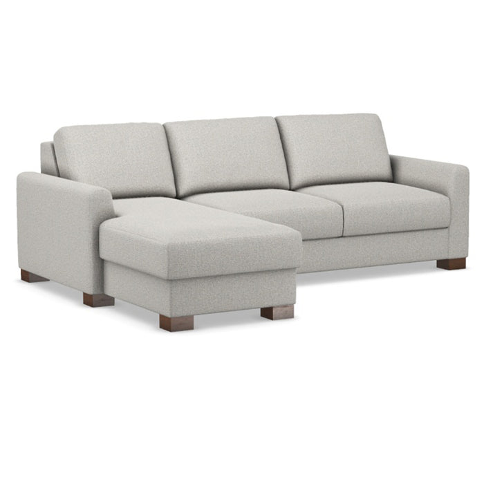 Slofa The Eden Sectional Sleeper Sofa by Omnia Leather (with Storage Chaise on the LEFT)