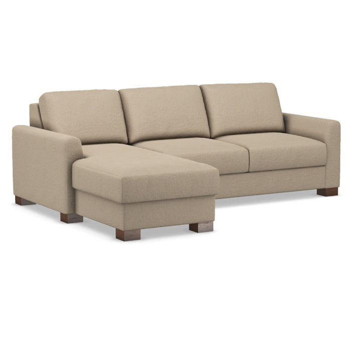 Slofa The Eden Sectional Sleeper Sofa by Omnia Leather (with Storage Chaise on the LEFT)