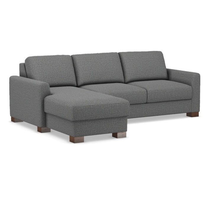Slofa The Eden Sectional Sleeper Sofa by Omnia Leather (with Storage Chaise on the LEFT)