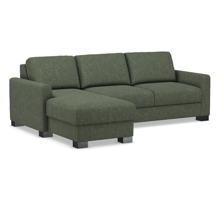 Slofa The Eden Sectional Sleeper Sofa by Omnia Leather (with Storage Chaise on the LEFT)
