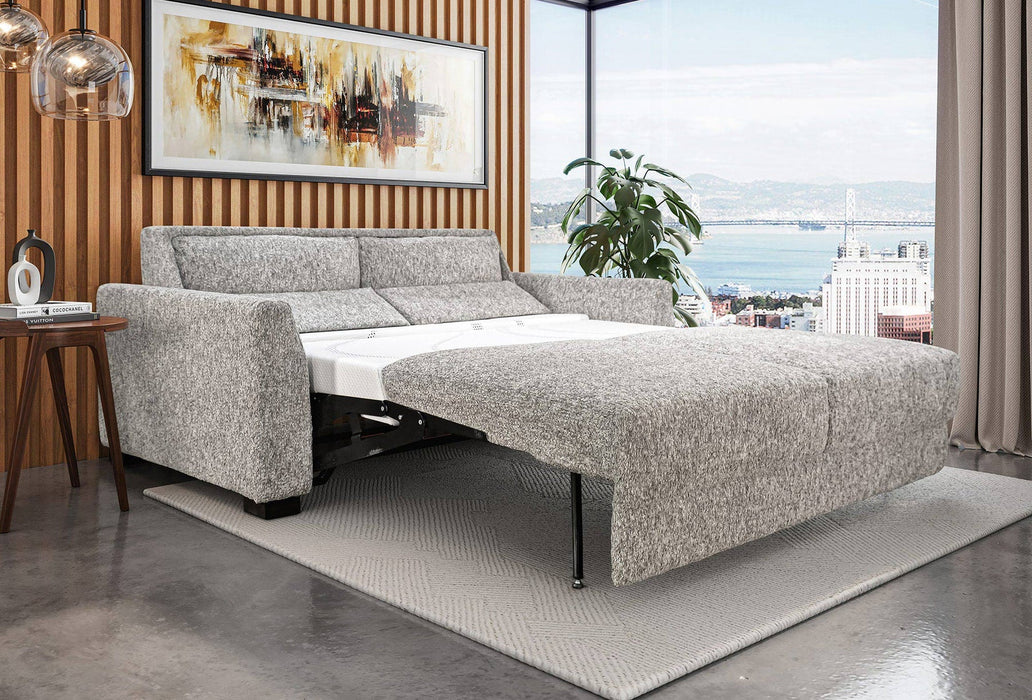 Slofa The Eden Sectional Sleeper Sofa by Omnia Leather (with Storage Chaise on the RIGHT)