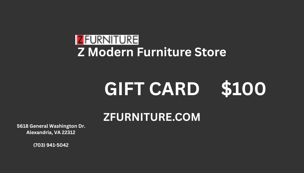 Z Modern Furniture Store Gift Card