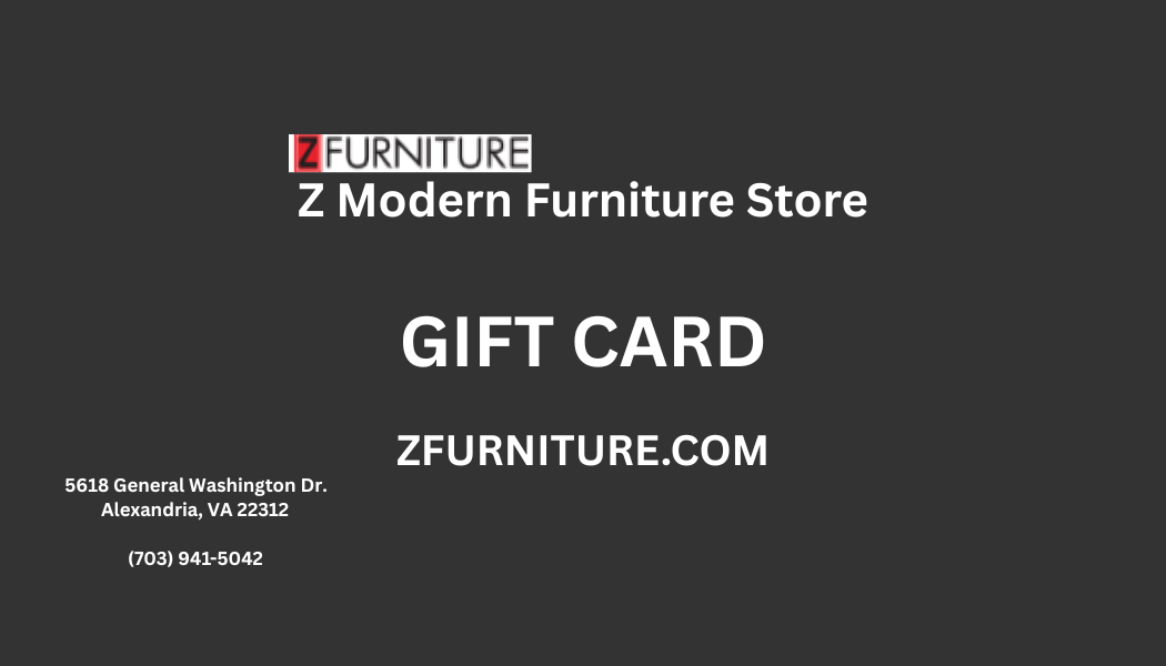 Z Modern Furniture Store Gift Card