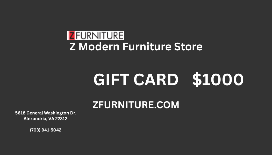 Z Modern Furniture Store Gift Card