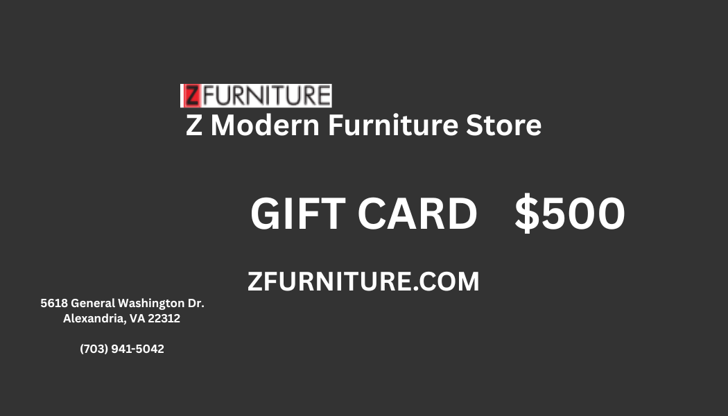 Z Modern Furniture Store Gift Card
