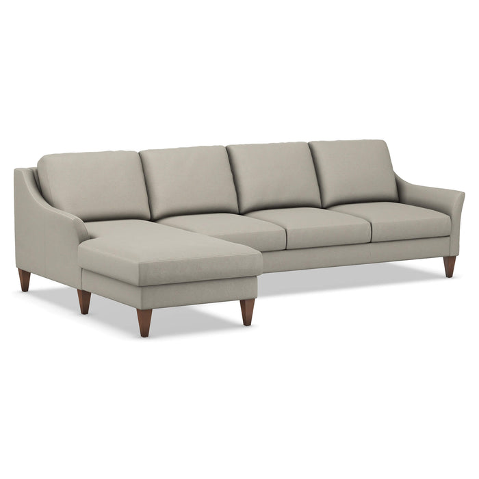 Slofa The Harmony Sectional Sleeper Sofa by Omnia Leather (with Storage Chaise on the LEFT)