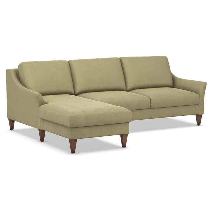Slofa The Harmony Sectional Sleeper Sofa by Omnia Leather (with Storage Chaise on the LEFT)