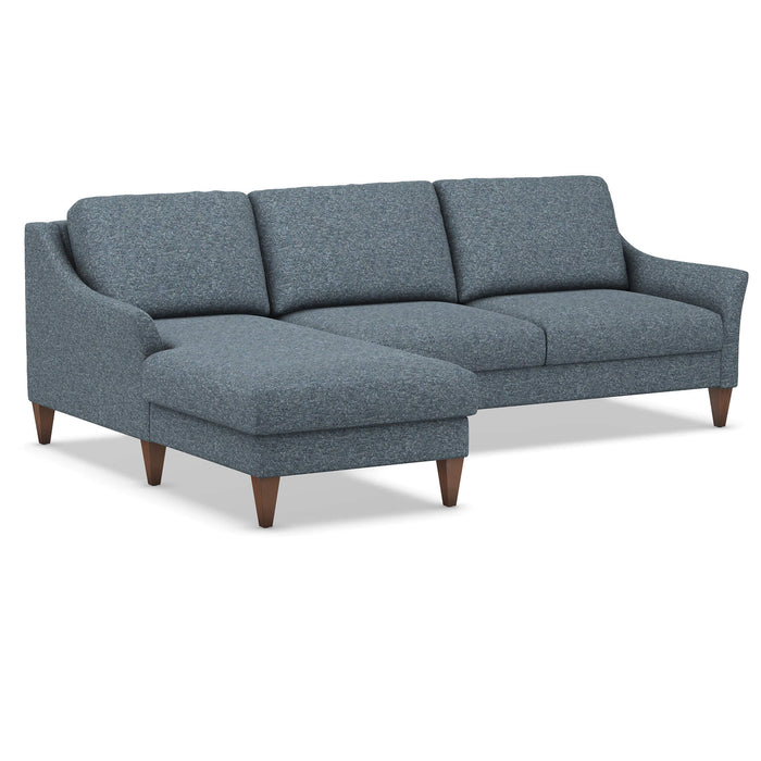 Slofa The Harmony Sectional Sleeper Sofa by Omnia Leather (with Storage Chaise on the LEFT)