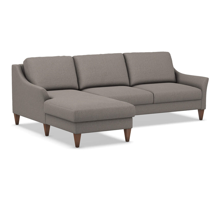 Slofa The Harmony Sectional Sleeper Sofa by Omnia Leather (with Storage Chaise on the LEFT)