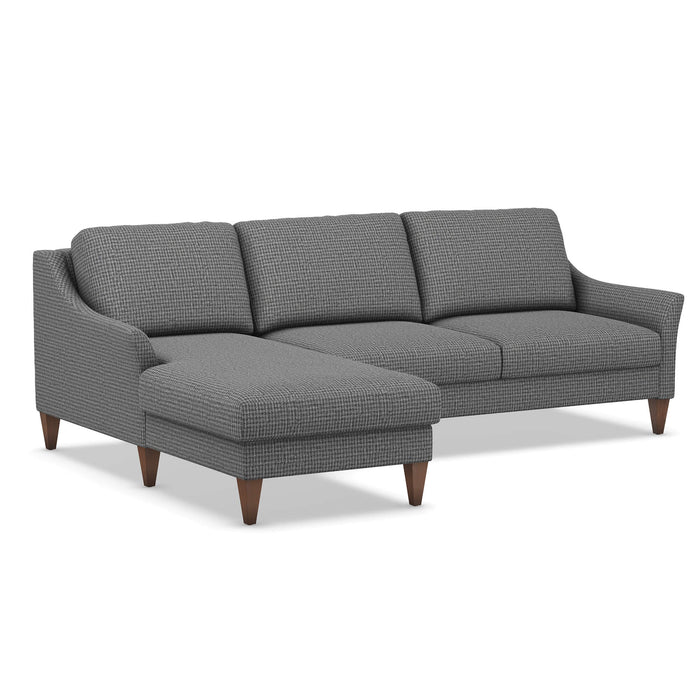 Slofa The Harmony Sectional Sleeper Sofa by Omnia Leather (with Storage Chaise on the LEFT)