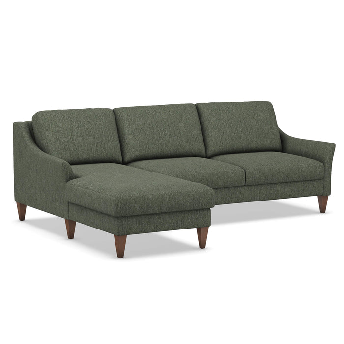Slofa The Harmony Sectional Sleeper Sofa by Omnia Leather (with Storage Chaise on the LEFT)