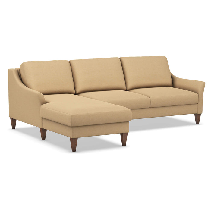 Slofa The Harmony Sectional Sleeper Sofa by Omnia Leather (with Storage Chaise on the LEFT)