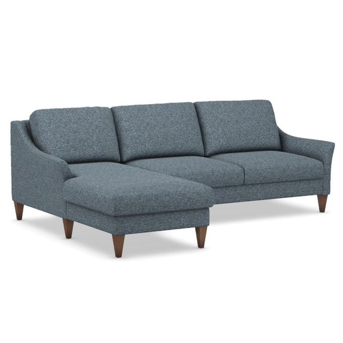 Slofa The Harmony Sectional Sleeper Sofa by Omnia Leather (with Storage Chaise on the LEFT)