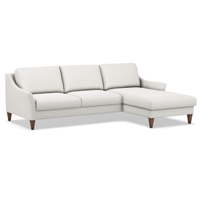 Slofa The Harmony Sectional Sleeper Sofa by Omnia Leather (with Storage Chaise on the RIGHT)