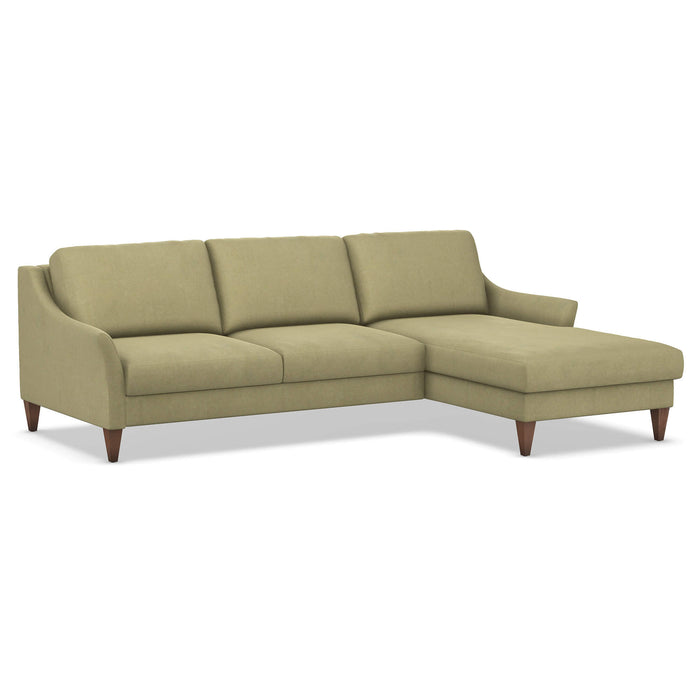 Slofa The Harmony Sectional Sleeper Sofa by Omnia Leather (with Storage Chaise on the RIGHT)