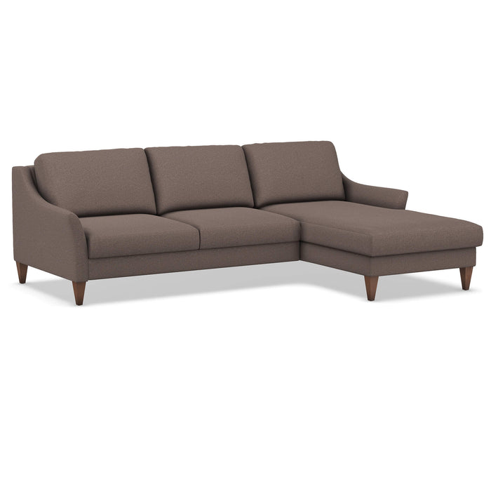 Slofa The Harmony Sectional Sleeper Sofa by Omnia Leather (with Storage Chaise on the RIGHT)