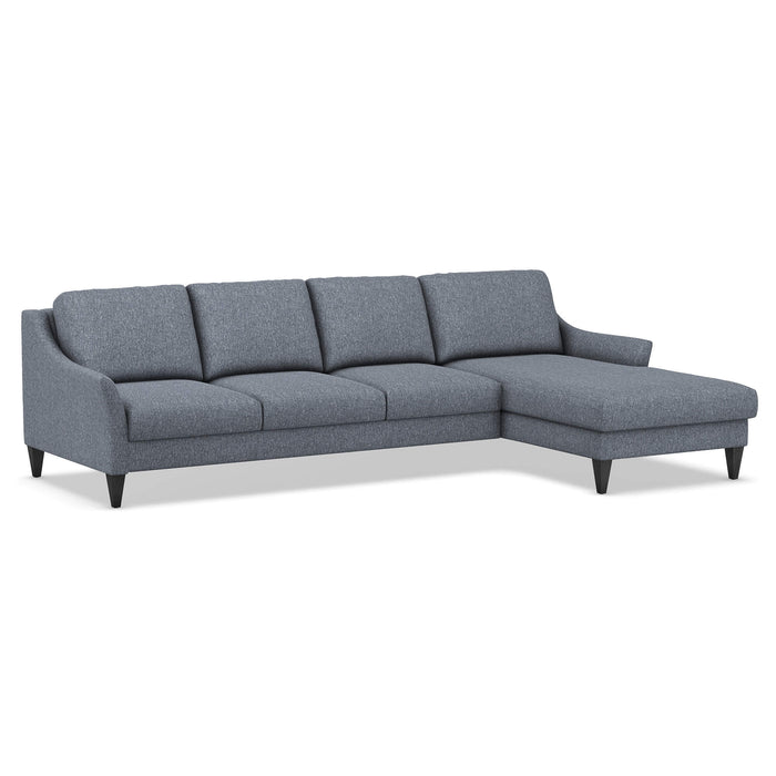 Slofa The Harmony Sectional Sleeper Sofa by Omnia Leather (with Storage Chaise on the RIGHT)
