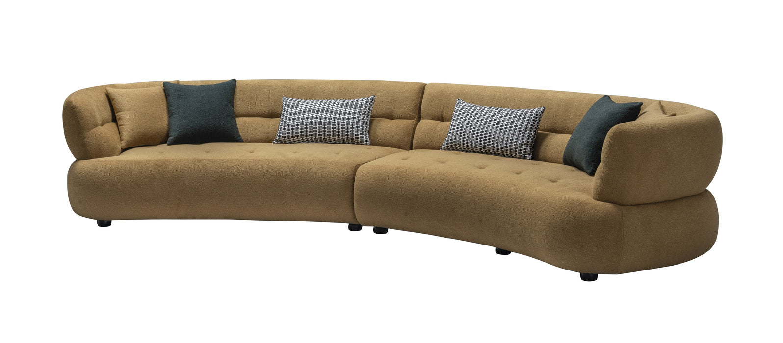 J & M Furniture HF5509 Sofa In Gold