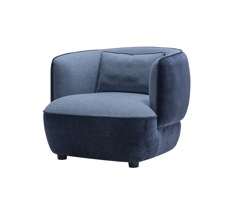 J & M Furniture HF5553 Chair in Blue