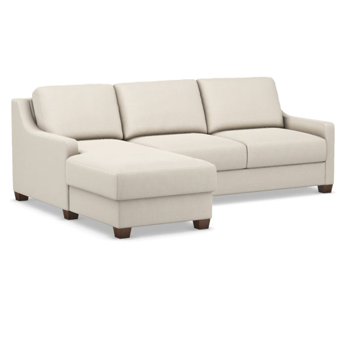 Slofa The Joy Sectional Sleeper Sofa by Omnia Leather (with Storage Chaise on the LEFT)