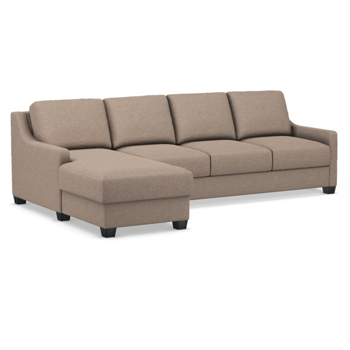Slofa The Joy Sectional Sleeper Sofa by Omnia Leather (with Storage Chaise on the LEFT)