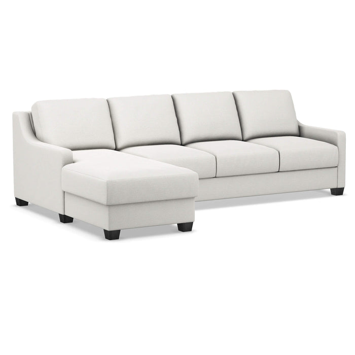 Slofa The Joy Sectional Sleeper Sofa by Omnia Leather (with Storage Chaise on the LEFT)