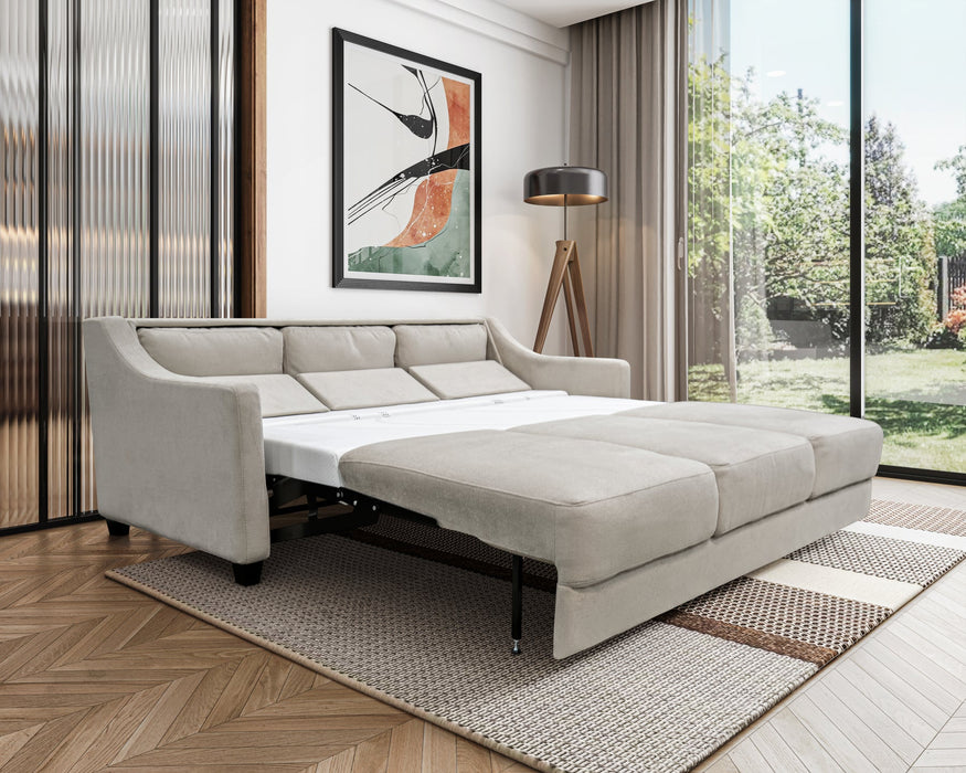 Slofa The Joy Sectional Sleeper Sofa by Omnia Leather (with Storage Chaise on the RIGHT)