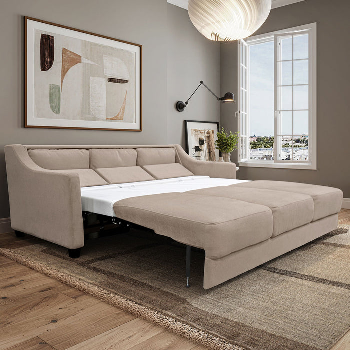 Slofa The Joy Sectional Sleeper Sofa by Omnia Leather (with Storage Chaise on the RIGHT)